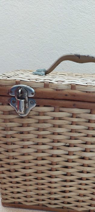 Cesta ce vime - lancheira - cesto de piquenique