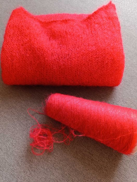 Паутинка из супер кидмохера некрупной вязки