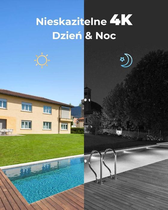 Kamera IP Zewnętrzna REOLINK D800 4K Ultra HD IP66 ZESTAW 4 Sztuk