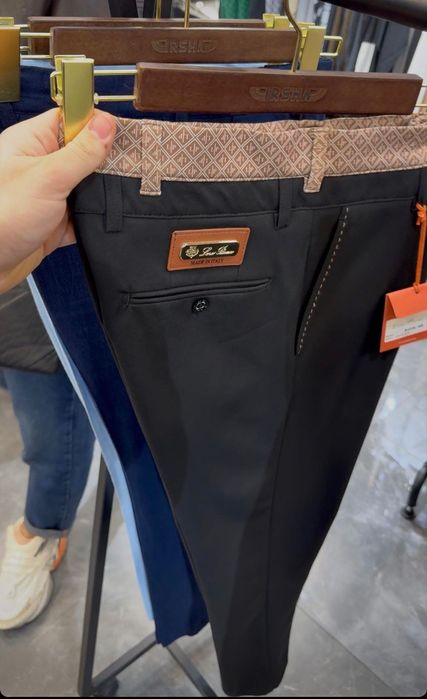 Spodnie męskie eleganckie loro piano