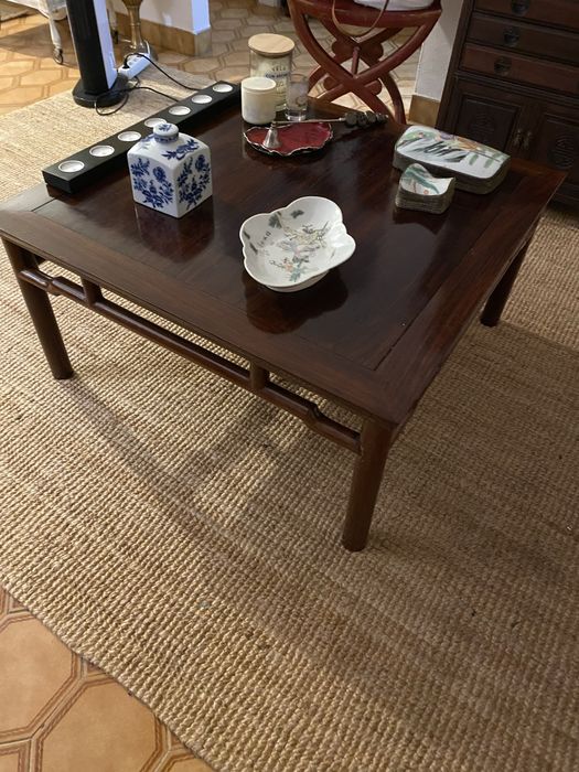 Mesa centro sofas em pau rosa