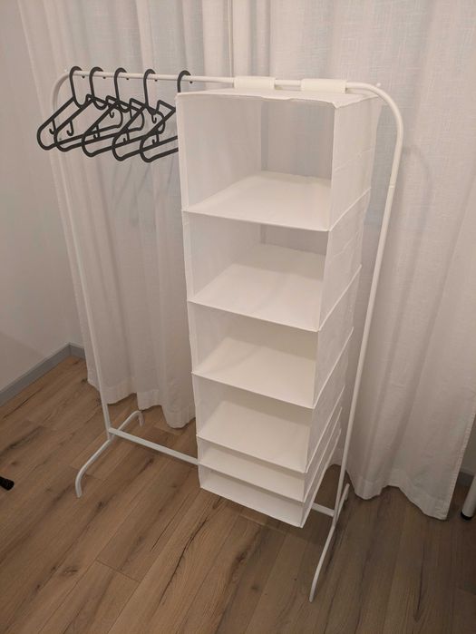 SKUBB (IKEA) - Arrumação - 6 Prateleiras para varão de roupeiro