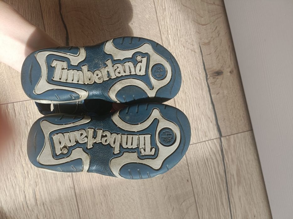 Sandaly Timberland niebieskie 24 na rzepy buty na lato granatowe