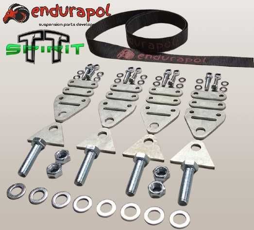 Kit 2 cintas limitadoras de suspensão ajustáveis