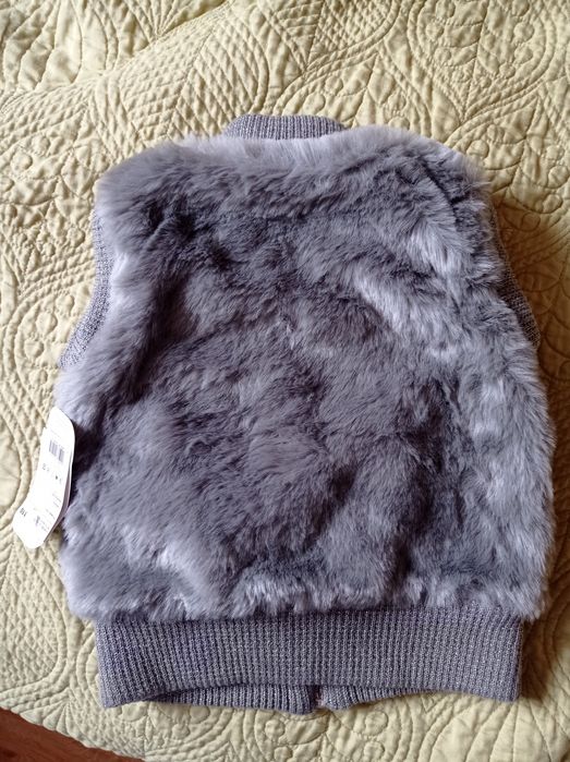 Kamizelka bezrekawnik szary, nowy wójcik