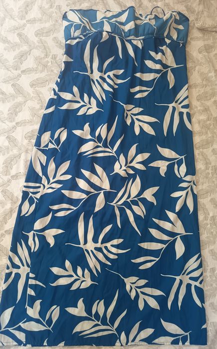 Sukienka Peacocks L 40 niebieska