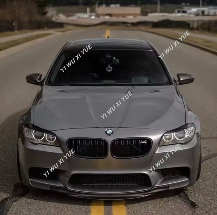 Губа на передний бампер BMW F10 накладка на бампер БМВ Ф10 сплитер
