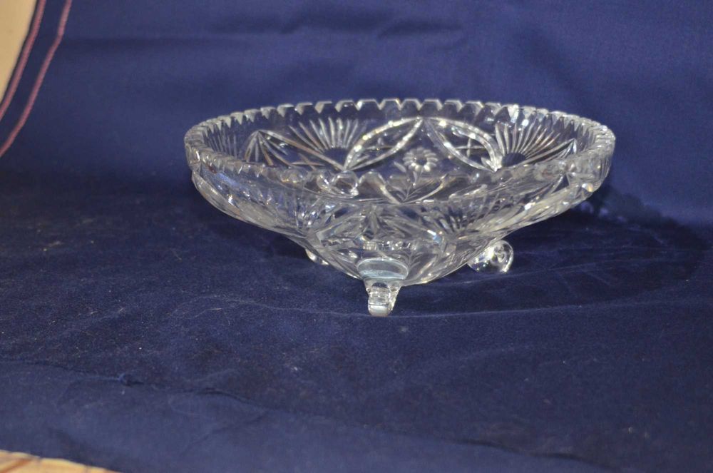 Ваза хрустальная антикварная Bohemia