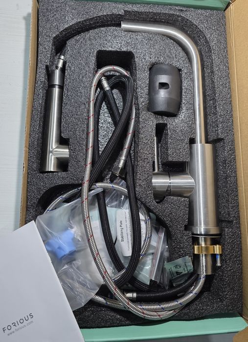 **Nowa bateria kuchenna z wyciąganą wylewką Inox - Stówka Grudziądz**