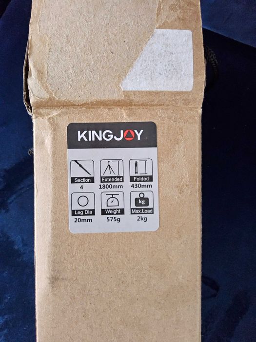 KINGJOY Statyw Kamera 180cm Z Pilotem Do Smartfona i Tabletu
