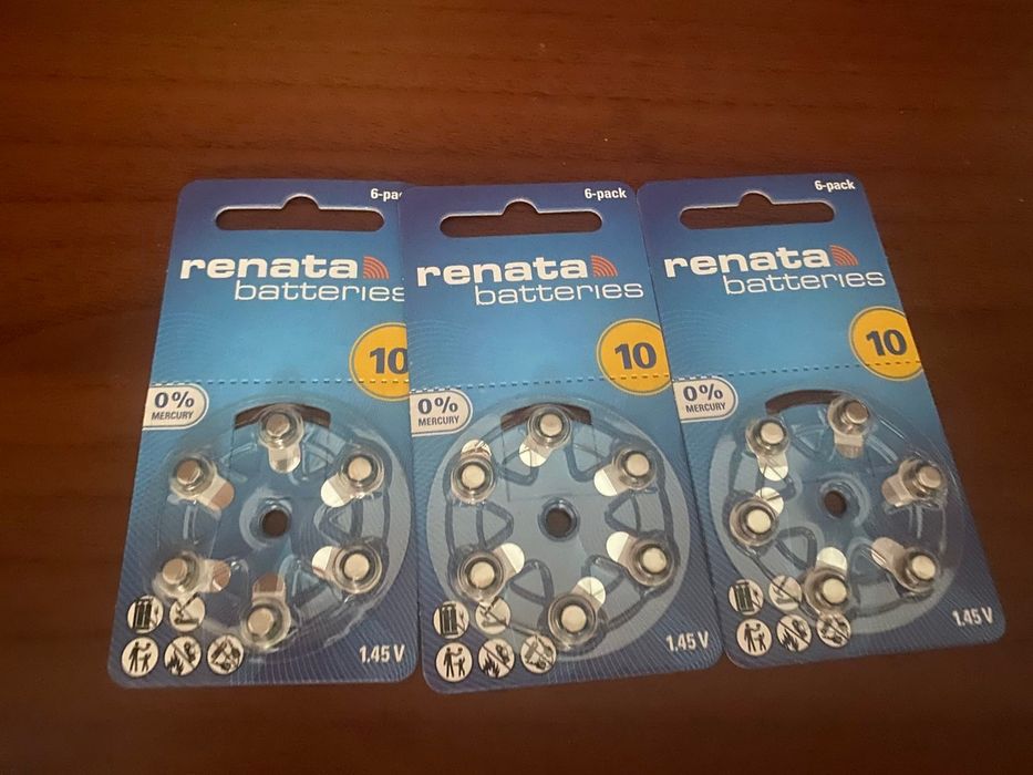 Батарейки для слуховых аппаратов Rayovac extra 10, 13