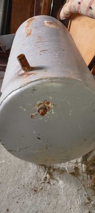 бочка ресівер бойлер на газ або дрова