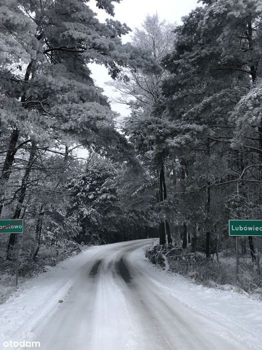 Nowoczesny dom 65m2 działka 1000m nad jeziorem przy lesie, kominek