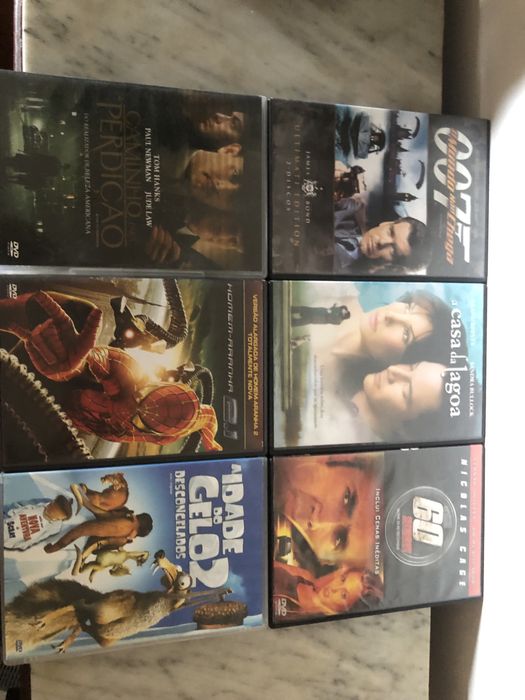 Lote de dvd’s em portugues