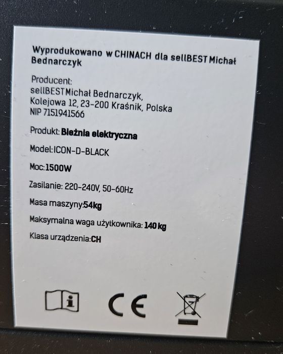 Bieżnia elektryczna