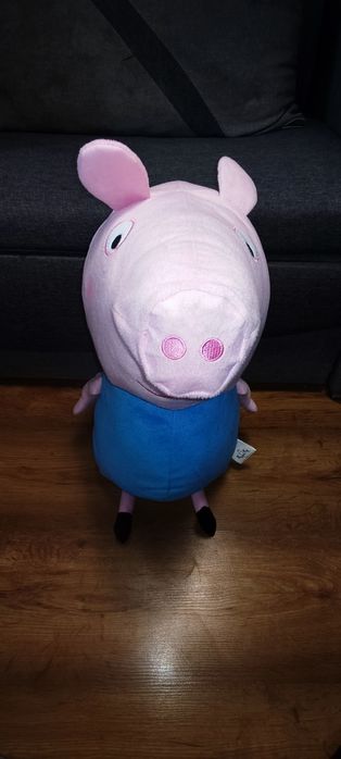Świnka Peppa Pig Peppa George Maskotka Pluszak Przytulanka 60 cm