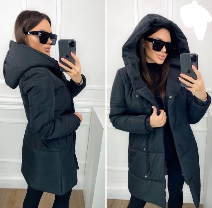 Зимова жіноча курточка зефірка. Розмір 48