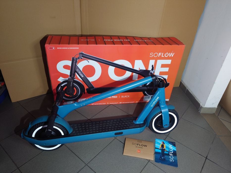 Mocna i dynamiczna Hulajnoga Elektryczna 1200W SoFlow So One Pro 10 Ah