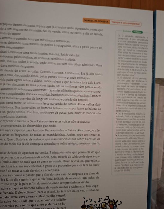 Sentidos 12 - Português 12.º ano Manual do professor com caderno