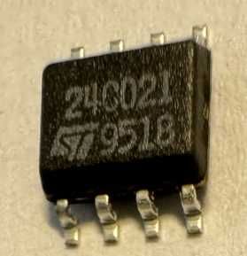 24C02 STMicroelectronics EEPROM 2kbit I2C SO8 NOWE 290 szt.
