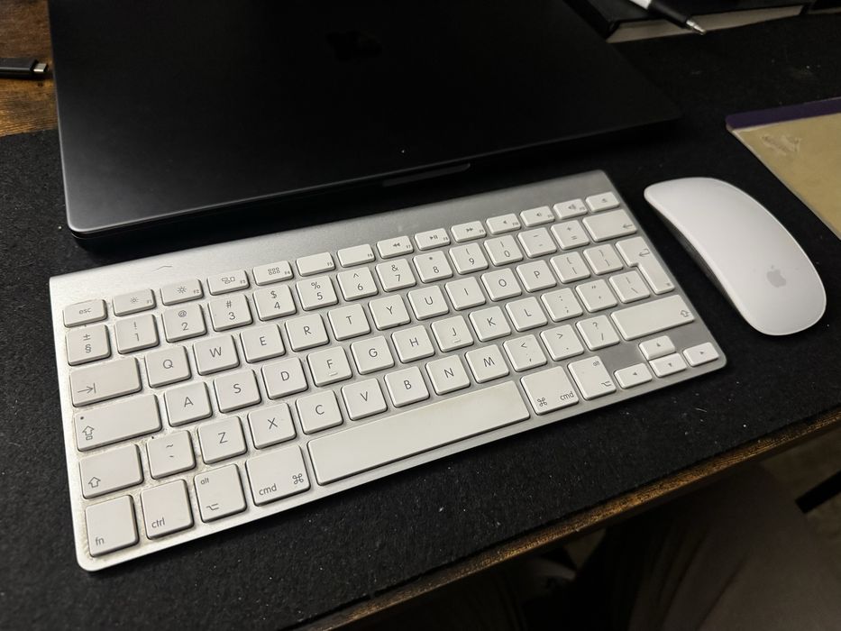 Zestaw Apple magic keyboard i mouse | klawiatura i myszka apple bateri