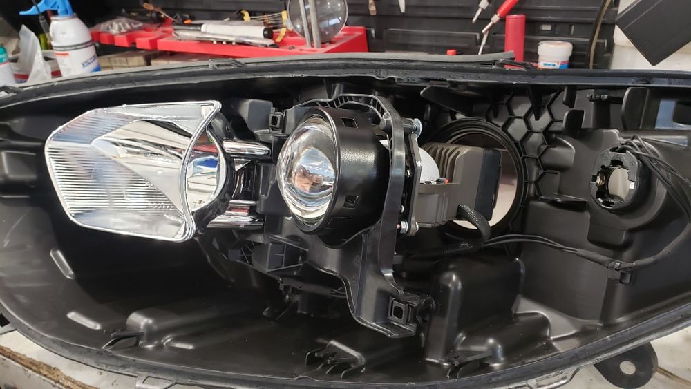 Ремонт led фар,уст..лед линз, перевод с  usa на eu