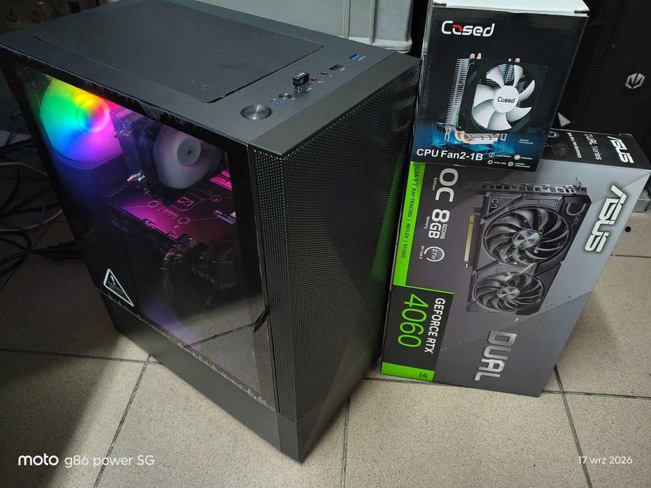 Gracz - RYZEN 5 8400F/RTX 4060 8GB/16GB DDR5 (32GB) /SSD 500GB /GWR.
