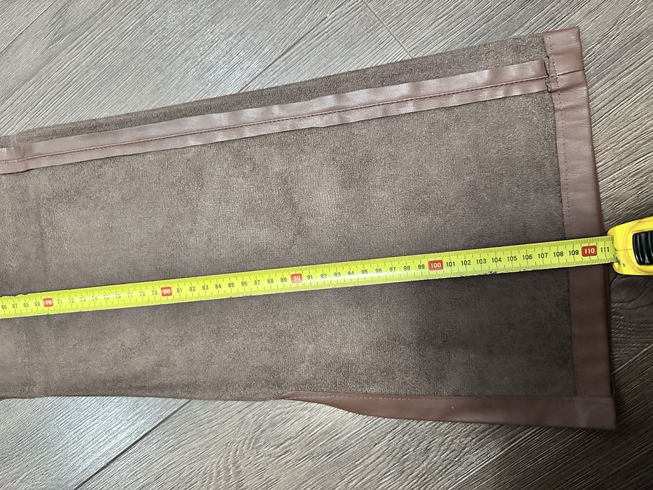 штани шкіряні коричневі розмір М bershka mango zara reserved
