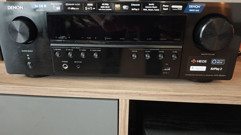 Amplituner Denon S650h + Głośniki 5.1 Wilson Viper + Sub Wilson 9