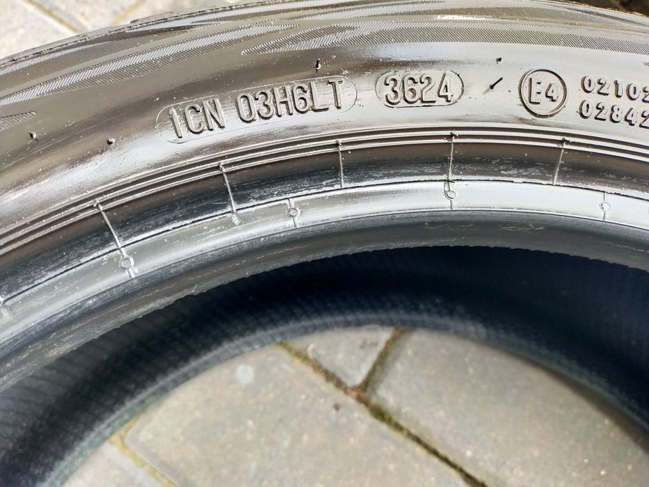 Prawie nowe opony letnie Continental EcoContact 6 205/45 R17 DOT3624