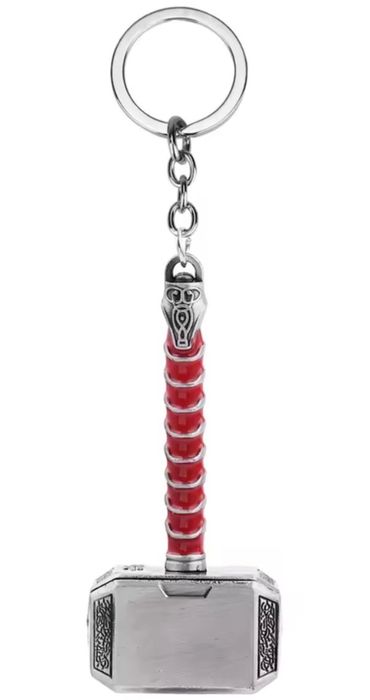 Brelok Breloczek Mjolnir Młot Thora Marvel Avengers Czerwony kod A53