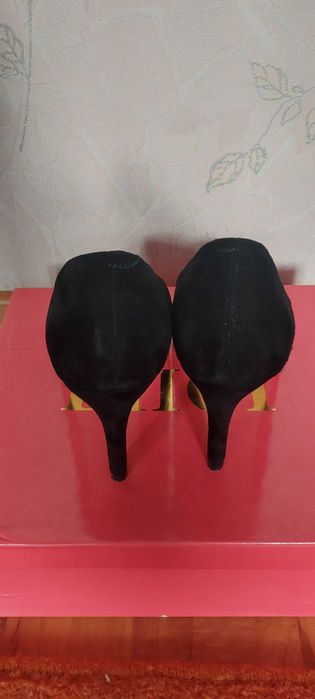 Туфлі натуральний замш