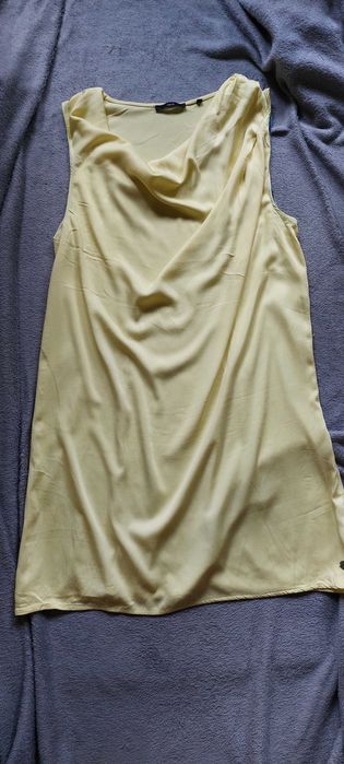 Tunika, sukienka żółta