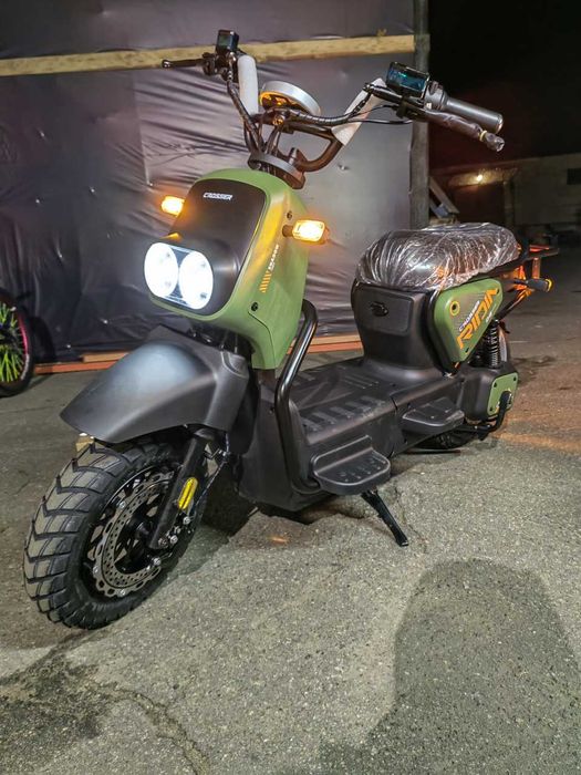 ЕЛЕКТРО СКУТЕР Crosser CR4 65 км/год 85 км+ 1200W Электро GR-AGM Green