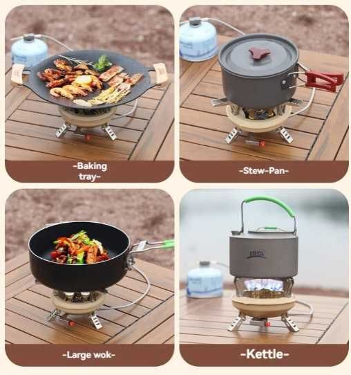 Fogão portátil á gás de acampamento NOVO ENVIO GRÁTIS