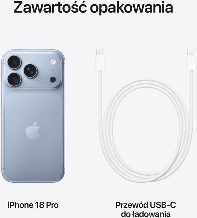 iPhone 18 Pro 256GB Błękitny Polska Dystrybucja Mtelefony