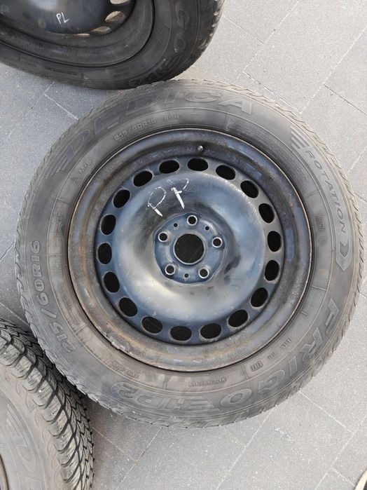 Komplet kół 5x112 VW 215/60/R16 23r. zima