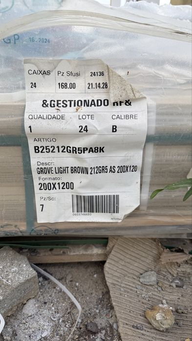 Pavimento cerâmico - Margres GROVE LIGHT BROWN 212GR5 AS 200X120