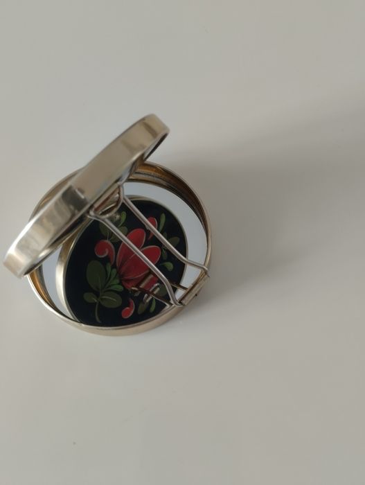 Składane stojące lusterko vintage