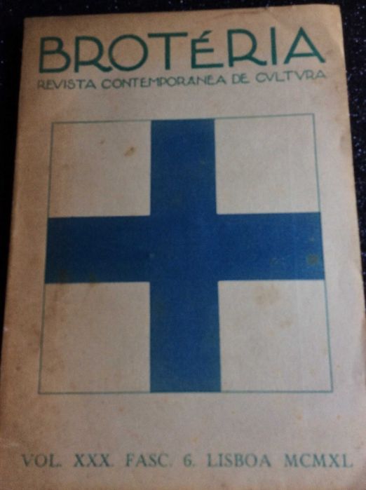 Brotéria. Revista contemporânea. de cultura,1940. Ver sumário.