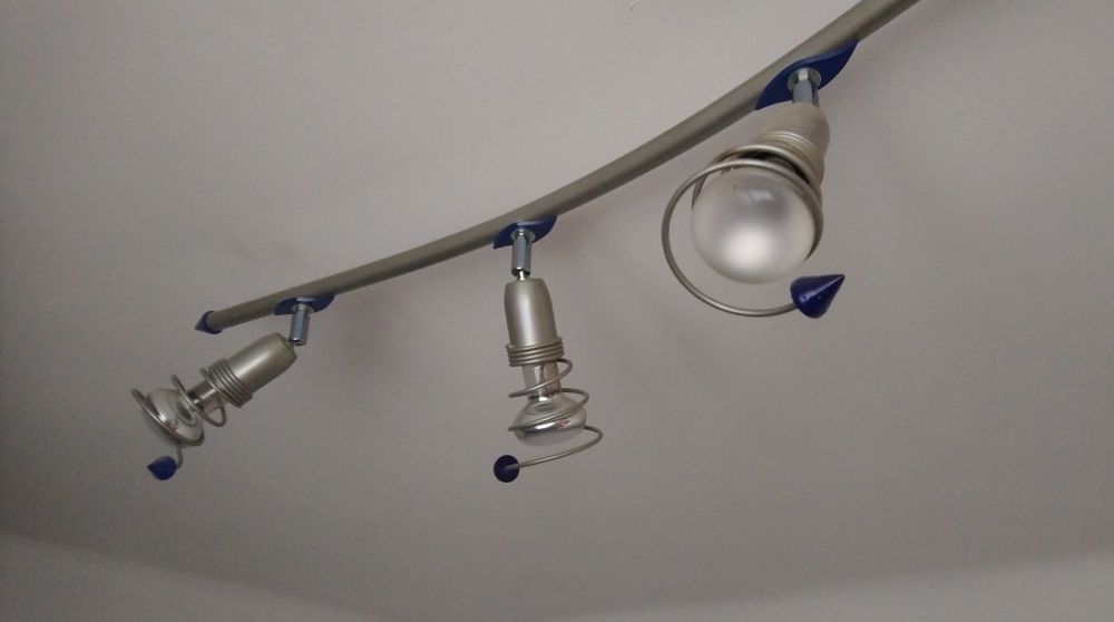 Żyrandol długi plafon lampa listwa oświetlenie sufitowe punktowe 6