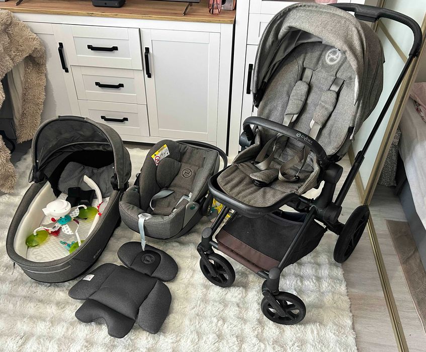 MEGA ZESTAW! Cybex Priam – wózek premium | bardzo dobry stan