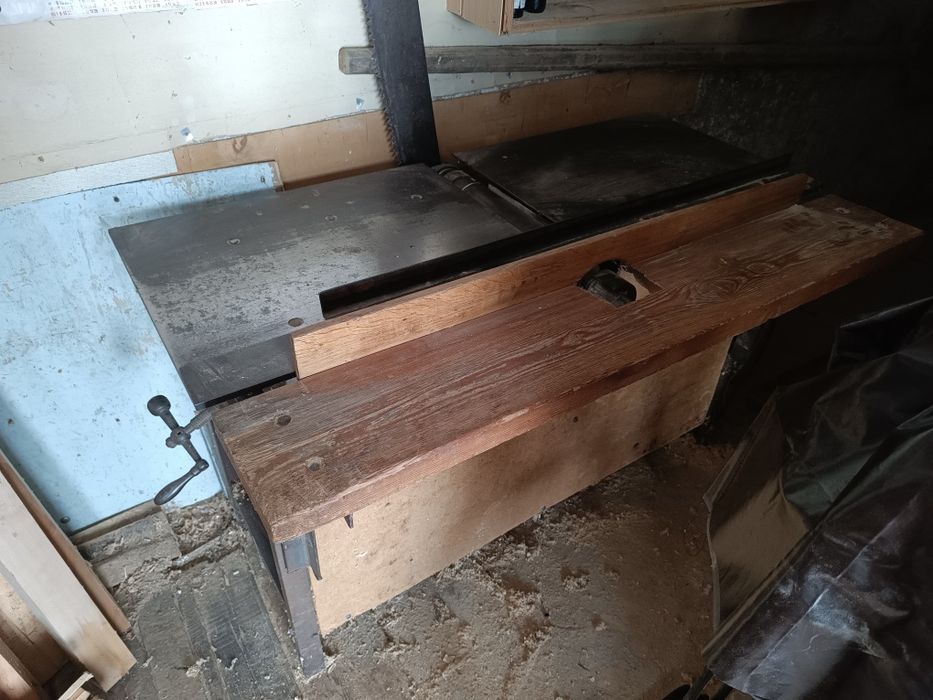 Строгальний станок фуганок саморобний