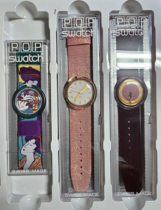 104 relógios Swatch (com raridades)