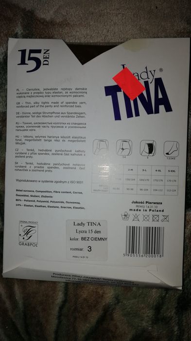 Rajstopy damskie 15 den r 3 ciemny beż lycra