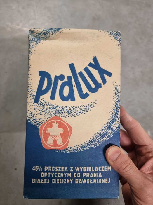 Proszek Pralux PRL kolekcjonerski
