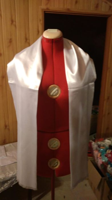 Szal bialy do smokingu