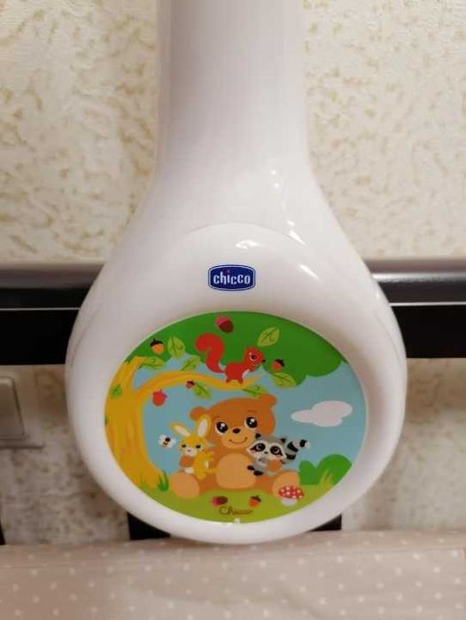 Мобіль-проектор Chicco Чіко для ліжечка | Музичний 3 в 1  Чарівний ліс