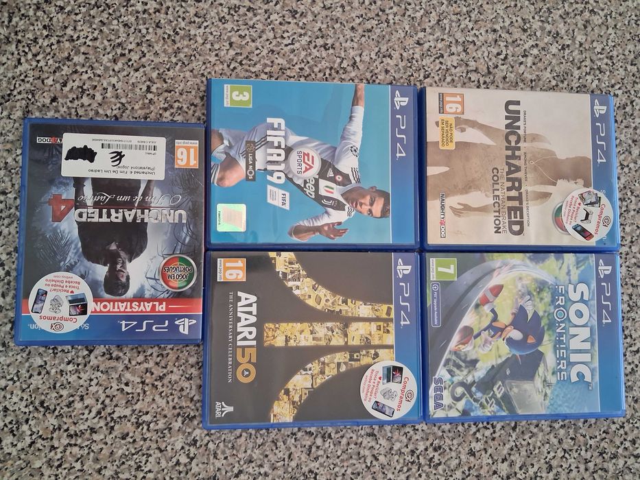 PS 4 paga quatro leva cinco jogos