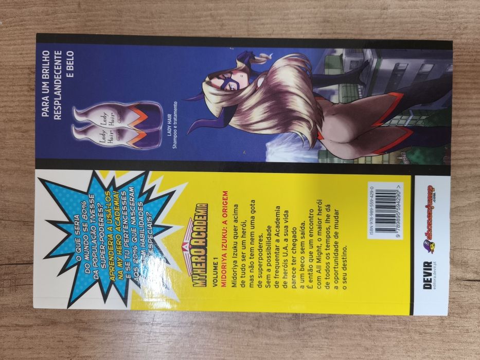 Livro My Hero Academia